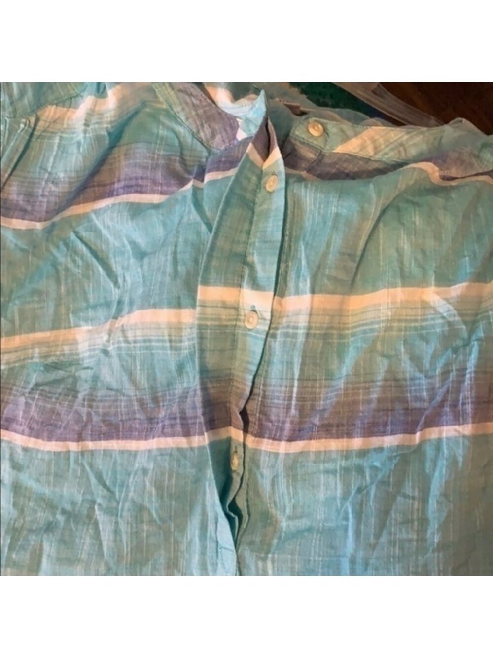 Stripe Cap Sleeve Top - Picture 4 of 4